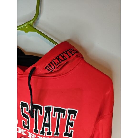 Ohio State Buckeyes Size L Red Hoodie Varsity Authentic Apparel University NCAA - Picture 3 of 9